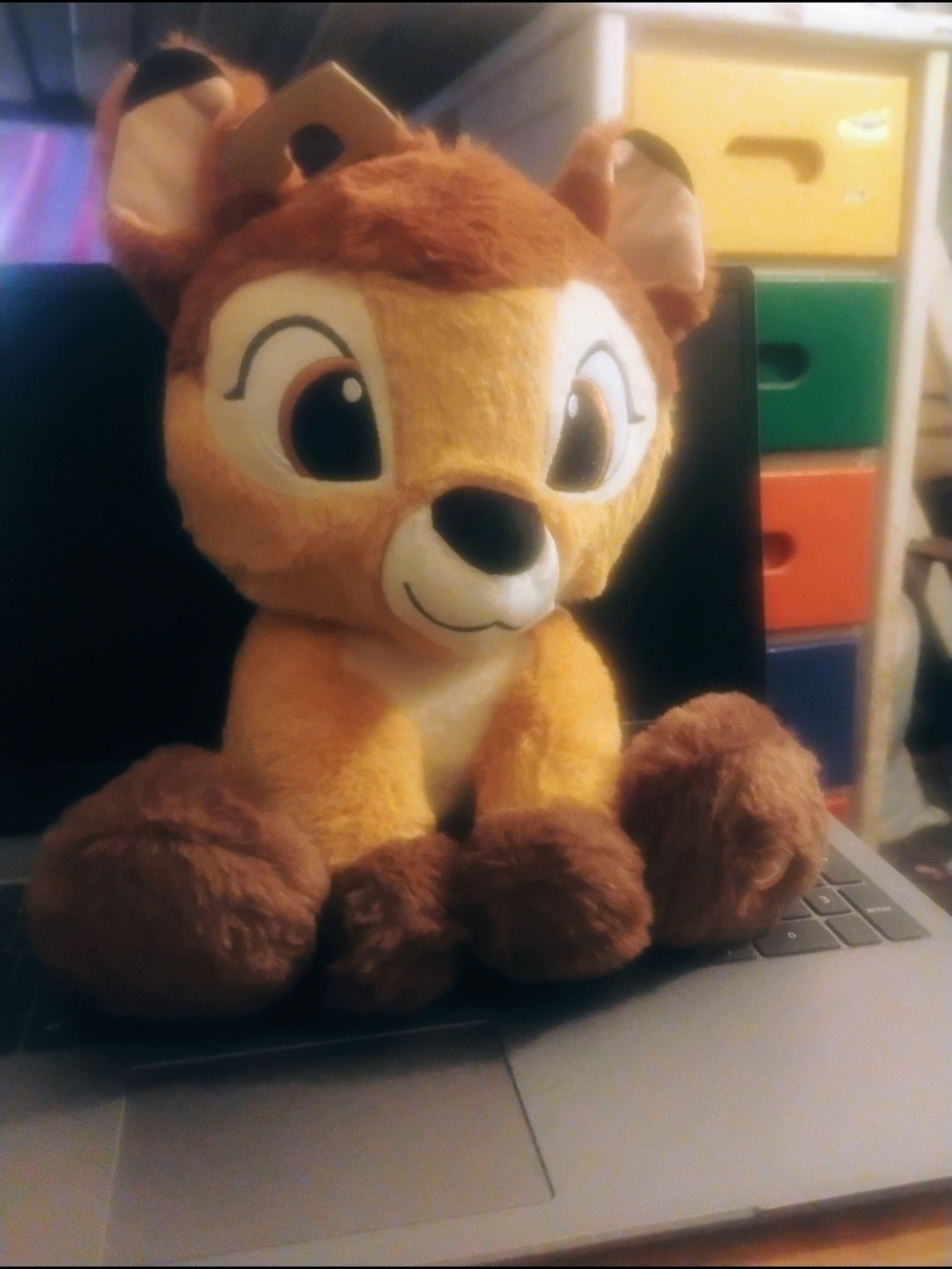 Disney Primark Bambi Light-Up Chest Plush NWT Nightlight Deer Stuffed Animal